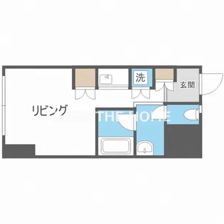 グランヴィ新大阪【4階】の間取り