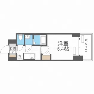 プレサンス新大阪ジェイズ【513号室】の間取り
