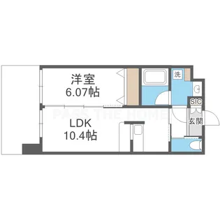 Dimus福島【4階】の間取り