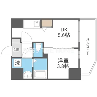 リヴェント福島野田【6階】の間取り