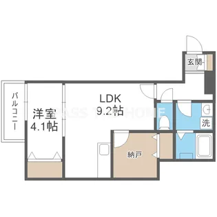 EIJU加島A【3階】の間取り