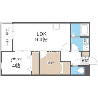 EIJU加島B【1階】の間取り