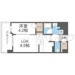 STANDZ新大阪【10階】の間取り