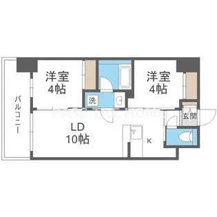 セレニテフラン新大阪【10階】の間取り