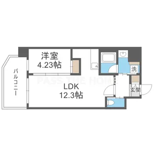 プレジオ西中島ASIAN【3階】の間取り