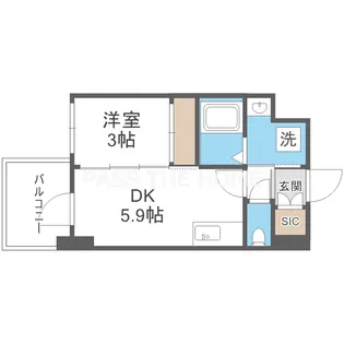 セレニテ新大阪グランデ シュッド【7階】の間取り