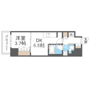 ザ・パークハビオ塚本【8階】の間取り