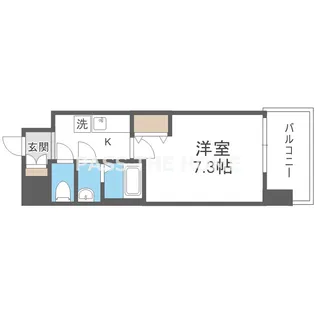 LIVIAZ SHIN-OSAKA Ciel【4階】の間取り