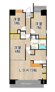 メゾンミヤビ【8階】の間取り