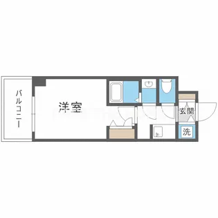 S-RESIDENCE新大阪Rish【7階】の間取り