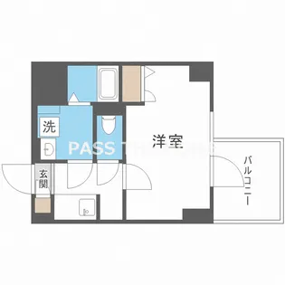 S-RESIDENCE新大阪Rish【7階】の間取り