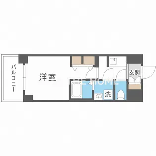 S-RESIDENCE新大阪Rish【5階】の間取り