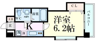 ラグゼ東三国Ⅱ【7階】の間取り