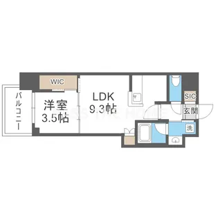 アーバネックス南森町EAST【5階】の間取り