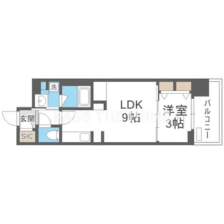 S-RESIDENCE天満橋ar【14階】の間取り