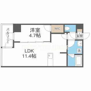 フォルトナート扇町【11階】の間取り