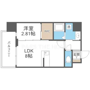 LiveCasa天満橋【3階】の間取り
