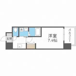 BROAD 新うめきたRESIDENCE【11階】の間取り