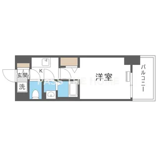 ALIVIS福島海老江【12階】の間取り