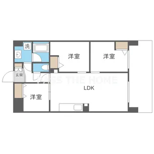 Alivis野田阪神【2階】の間取り