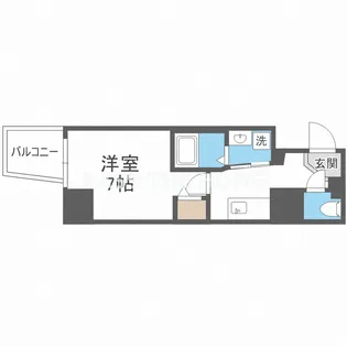 HORIZON UMEDA NORTH【2階】の間取り
