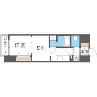 Alivis九条【2階】の間取り