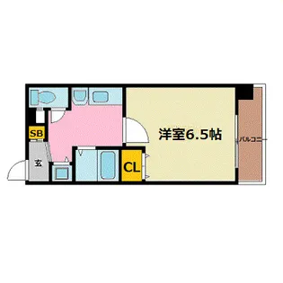 プレサンス梅田インテルノ【11階】の間取り
