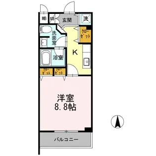 カスタリア堺筋本町【7階】の間取り