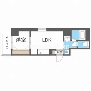 トモ南堀江【9階】の間取り