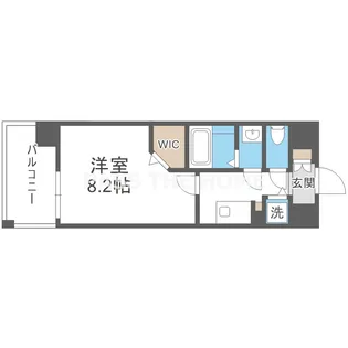 Miragepalace Lotus Life【2階】の間取り