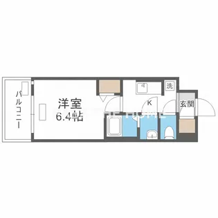 プレサンス淡路駅前【4階】の間取り