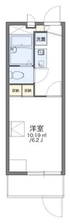 レオパレスプレステージ三津屋【1階】の間取り