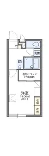 レオパレスローズ【1階】の間取り