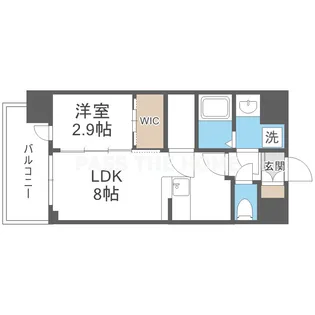 セレニテ天六ミラク【6階】の間取り