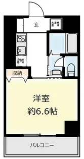 オアーゼ梅田東【7階】の間取り