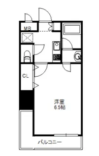 W.O.B.KYOBASHI【2階】の間取り