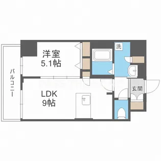 Dimus新大阪【10階】の間取り