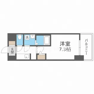 La Douceur西天満【6階】の間取り