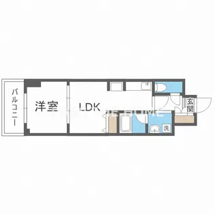 ブラービ南船場【4階】の間取り