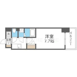 フォーリアライズ弁天町ノビア【7階】の間取り