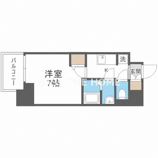 WORVE大阪本町【12階】の間取り