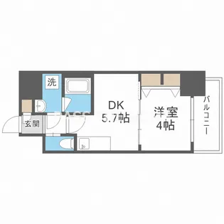 スプランディッド安土町【6階】の間取り