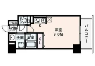 メゾン田中ー平野【9階】の間取り