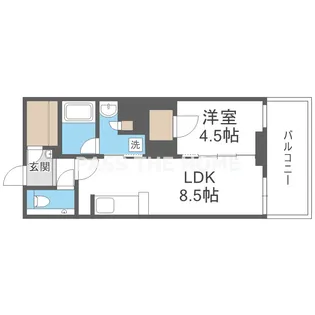 PHOERME TENNOJI East【903号室】の間取り