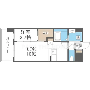 セレニテ東三国ミラク【2階】の間取り