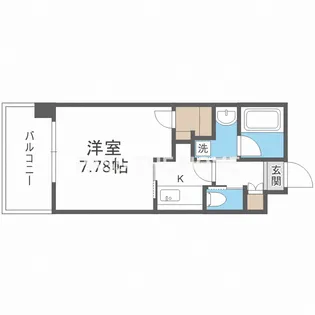 レジディア新大阪Ⅱ【3階】の間取り