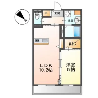 suite terrace relier スウィートテラス ルリエ【2階】の間取り