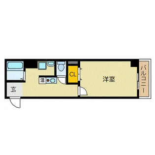 ブルーノ長堀【7階】の間取り