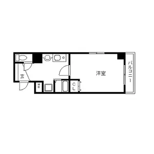 レジェンドール堺筋本町【2階】の間取り