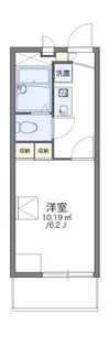 レオパレスパーシモンⅠ【3階】の間取り